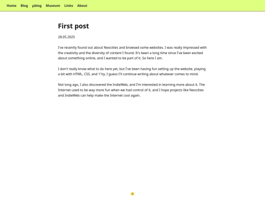 posts/first-post screenshot