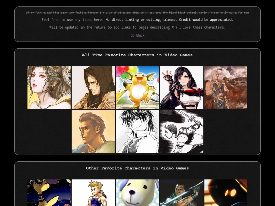 favchar screenshot