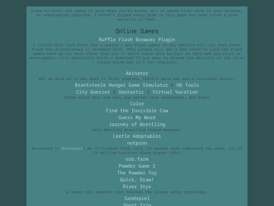 gamingonlinelinks screenshot