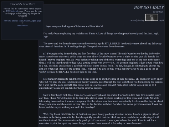 journal screenshot