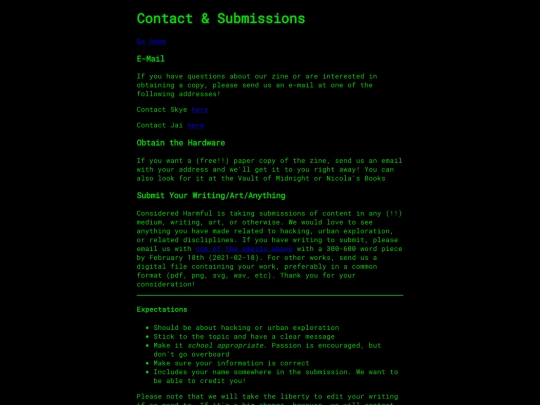 contact screenshot