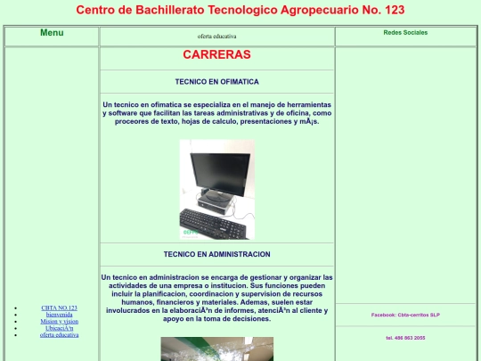 oferta educativa screenshot