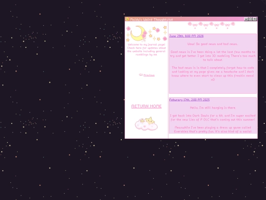 journal screenshot