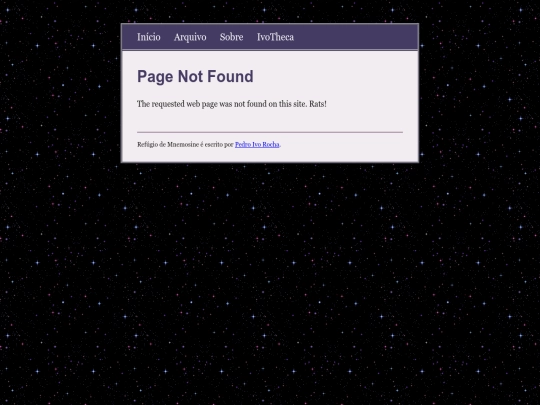 blog/not_found screenshot