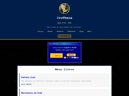 livros/novel screenshot