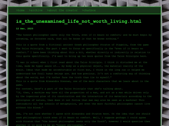 posts/2023-12-12-Is-the-unexamined-life-not-worth-living screenshot