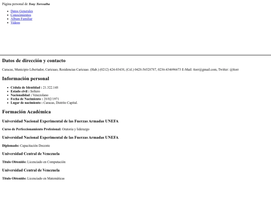 index screenshot
