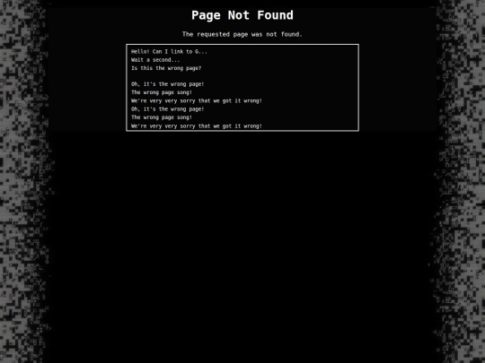 not_found screenshot