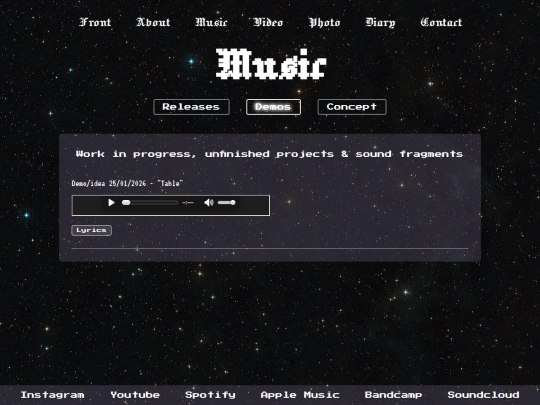 Music-demos screenshot