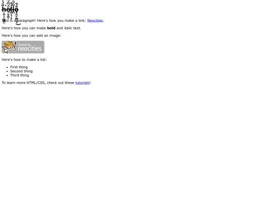 index screenshot