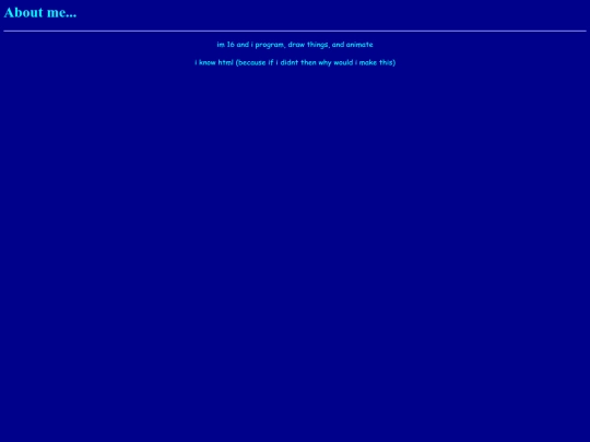personalwebsite screenshot