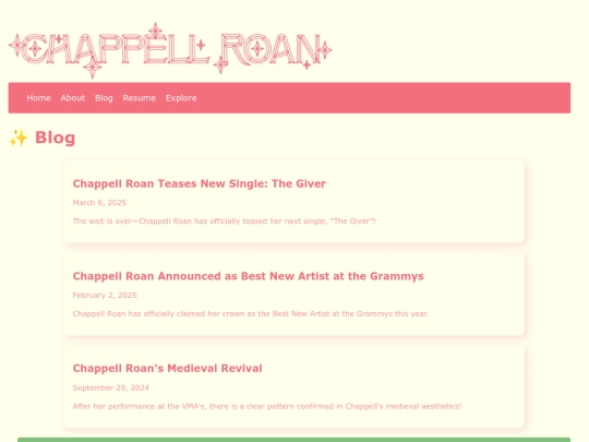 blog screenshot