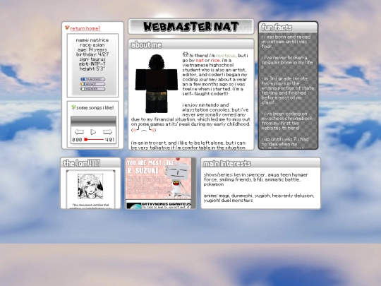webmaster screenshot