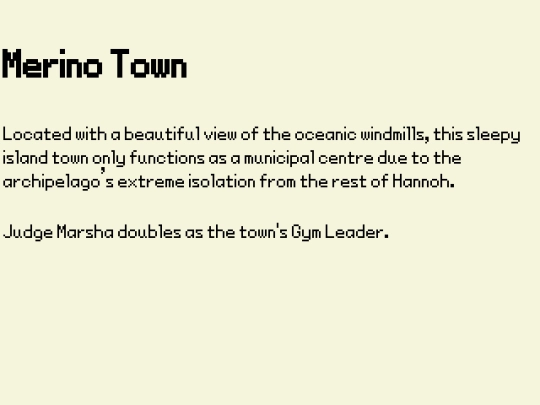 routes and towns/Merino_Town screenshot