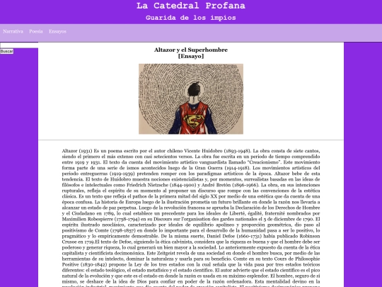 Ensayos/Altazor y el Superhombre v.1.0.1 screenshot