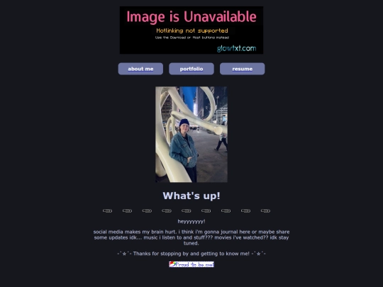 aboutme screenshot