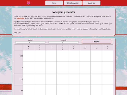 nonogram/nonogram screenshot
