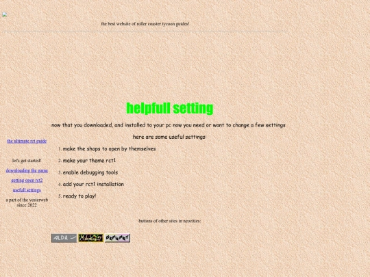 settings screenshot