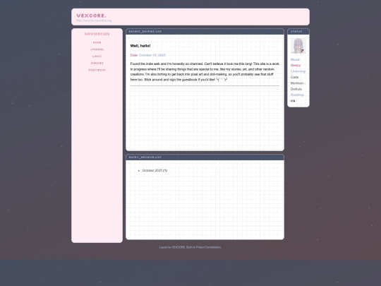 pages/journal screenshot