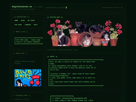 index screenshot