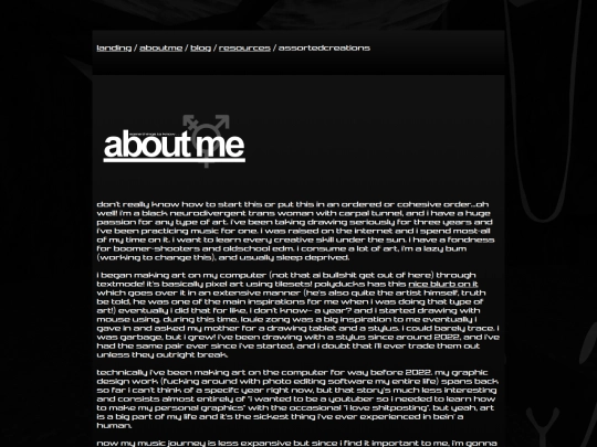 aboutme screenshot