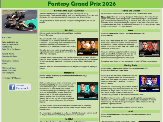 F1-Teams screenshot
