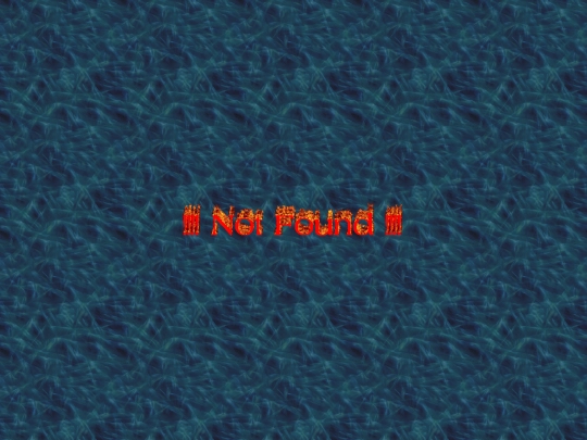 not_found screenshot