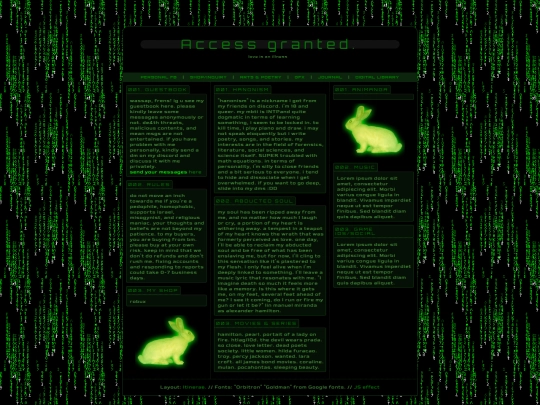 index screenshot