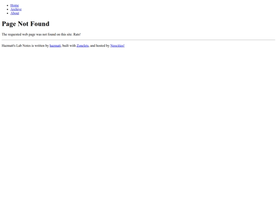 blog/not_found screenshot