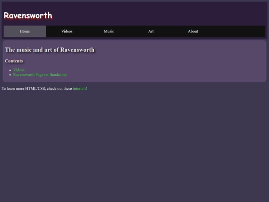 index screenshot