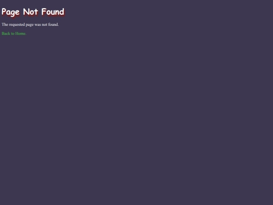 not_found screenshot