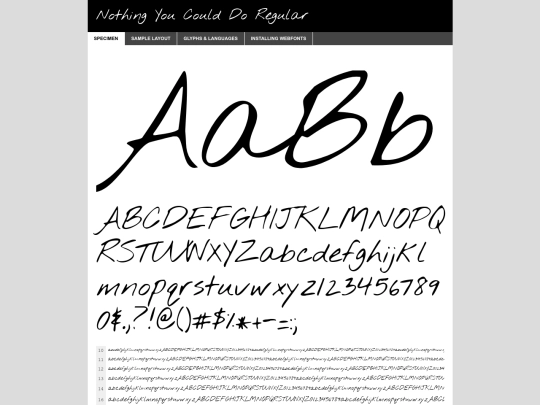 nothingyoucando/nothingyoucoulddo-regular-demo screenshot