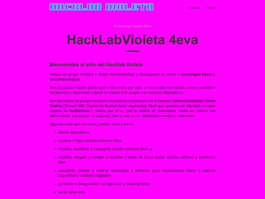 acerca screenshot