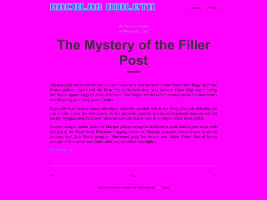 the-mystery-of-the-filler-post screenshot