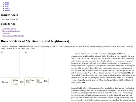 books screenshot