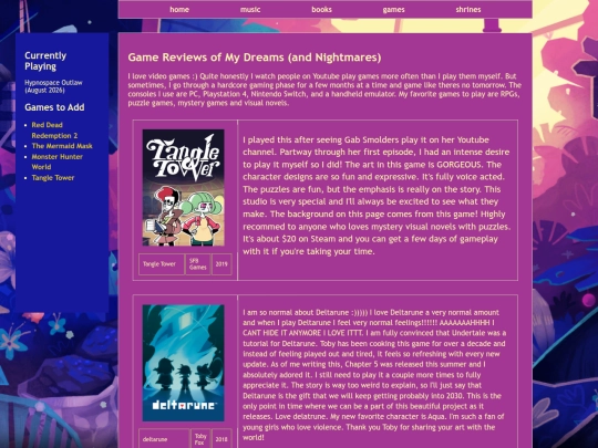 games screenshot