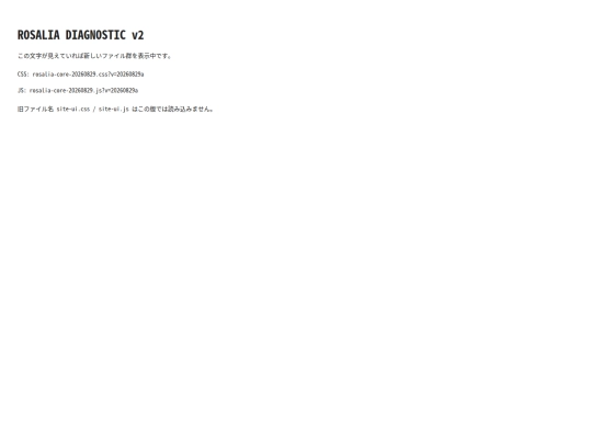 diagnostic screenshot
