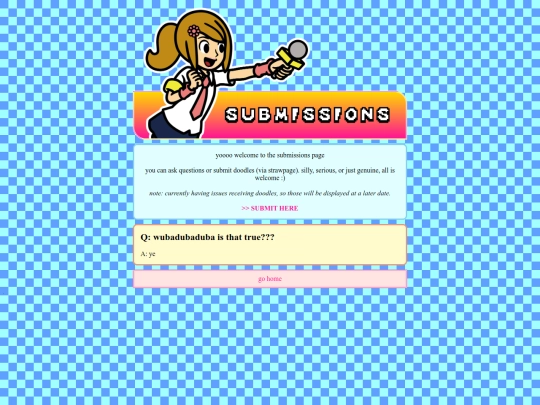 submissions screenshot