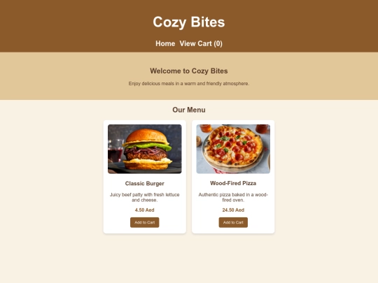 restaurant screenshot