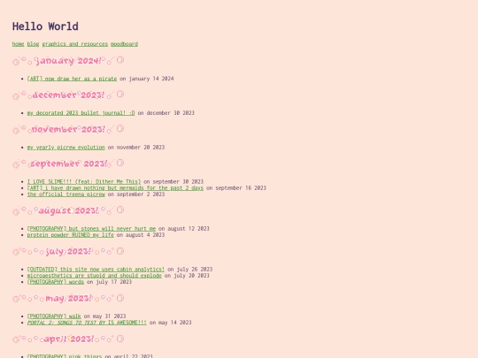 blog screenshot