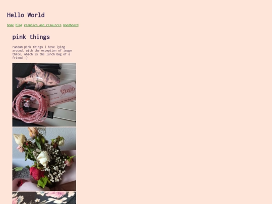 blog/pinkthings screenshot