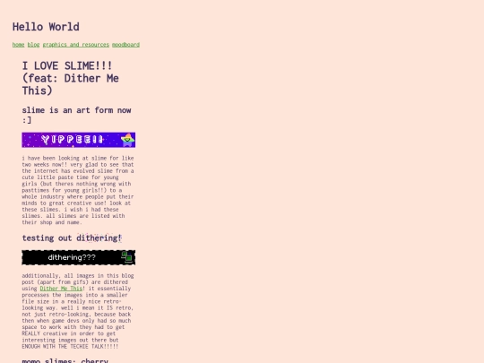 blog/slime screenshot
