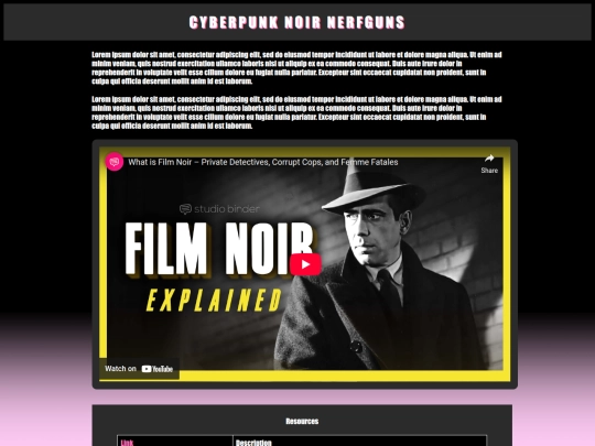 CyberNoir_About screenshot