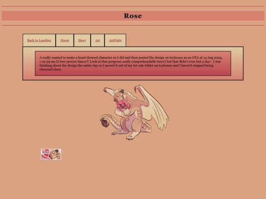 RoseAbout screenshot