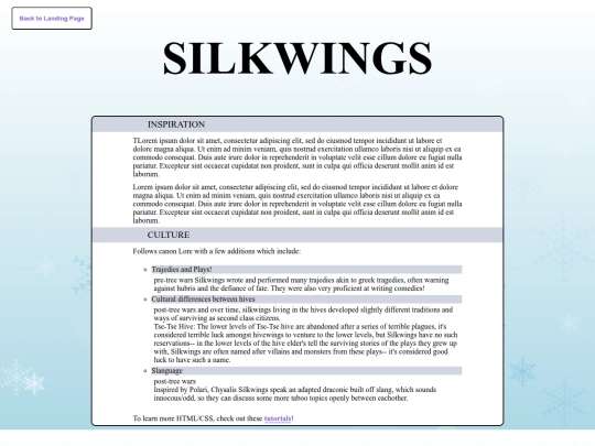 Silkwing screenshot