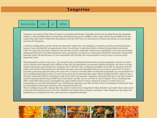 TangerineAbout screenshot