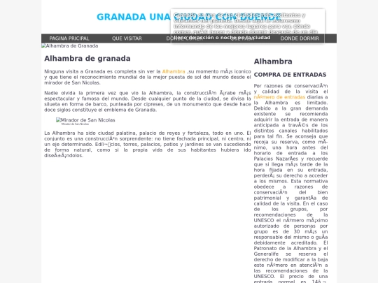 Granada/FOTOS/indexgranada screenshot