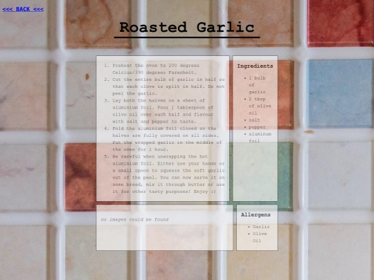 recipes/1 screenshot