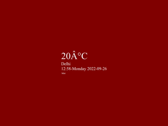 Weather App screenshot