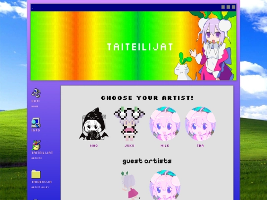artists screenshot